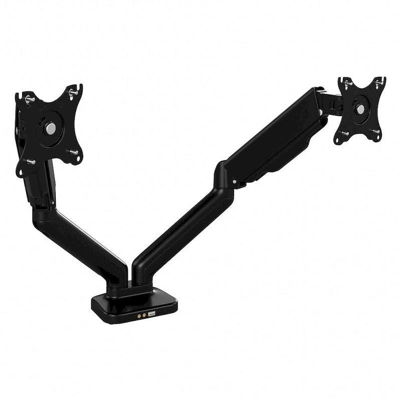 Adjustable Dual Monitor Arm with USB Port