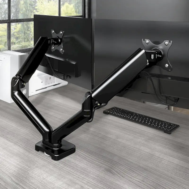 Adjustable Dual Monitor Arm with USB Port