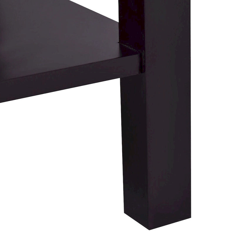 End Table Nightstand with Storage Drawer and Shelf