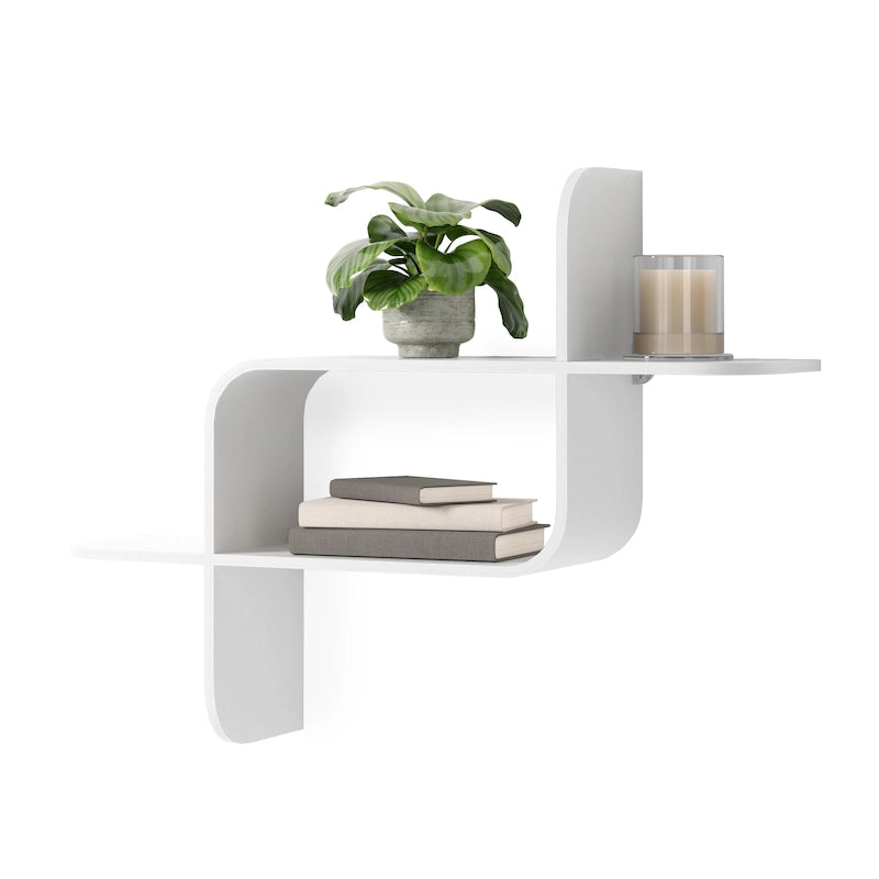 Moderne Wandablage aus Formsperrholz