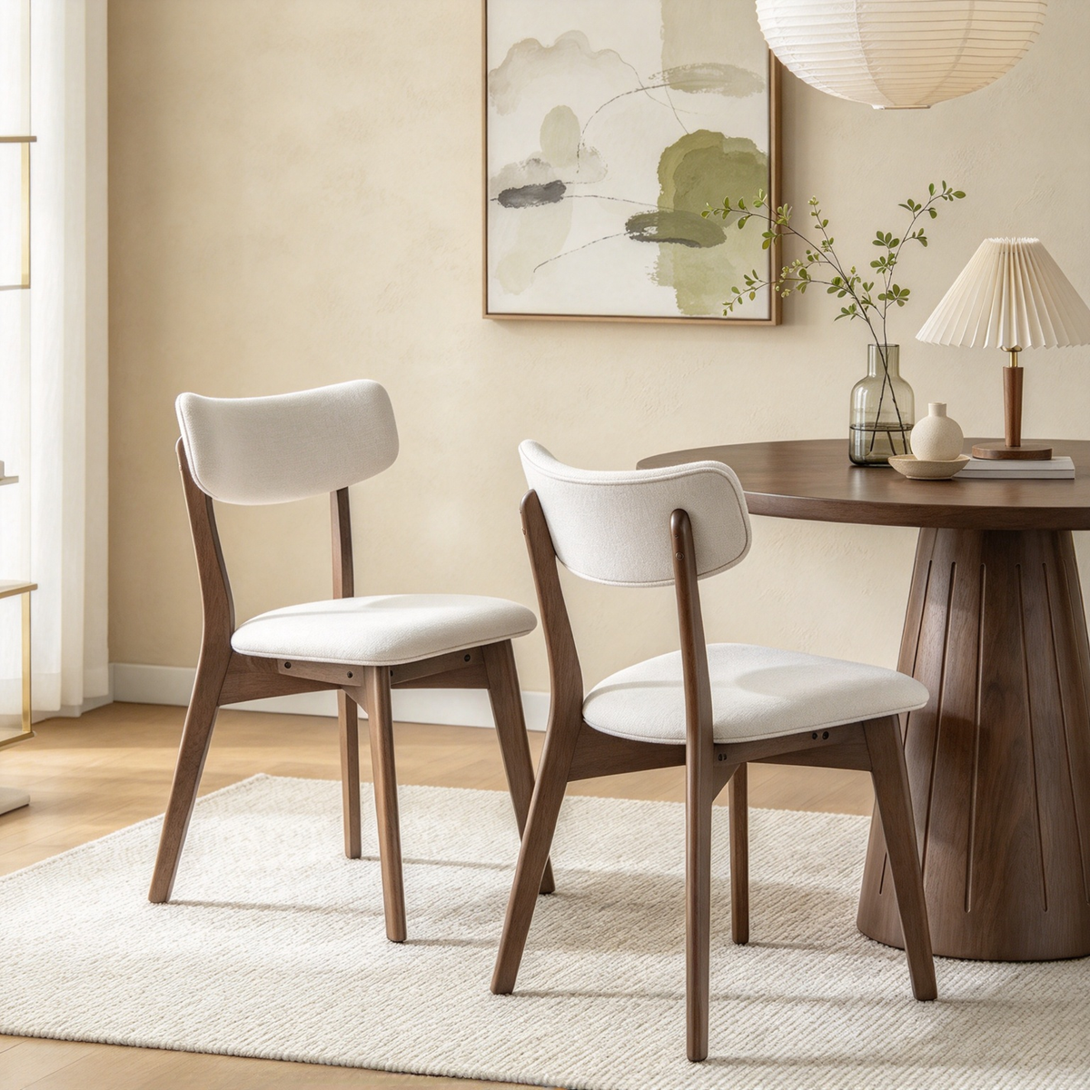 Solid Wood Dining Chair (Set of 2)