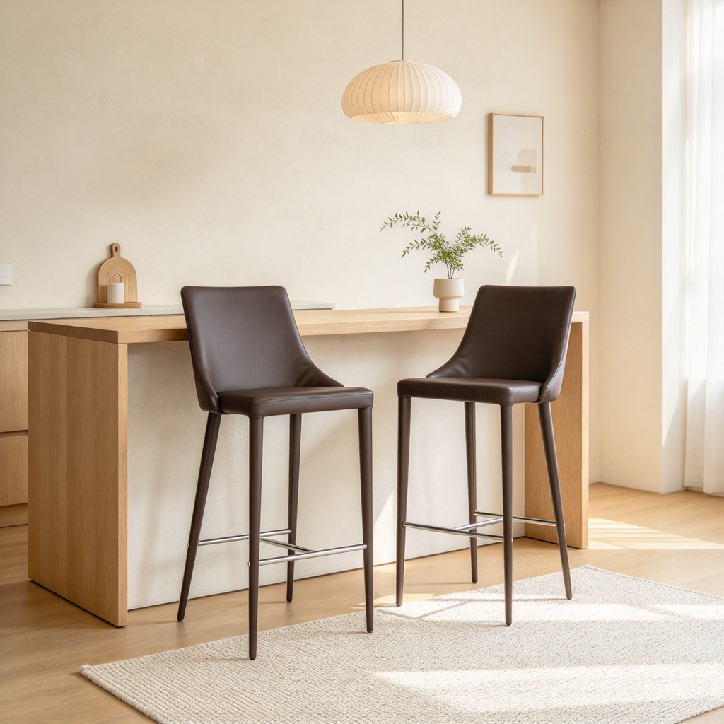 Witte barkruk van 26 inch (set van 2)