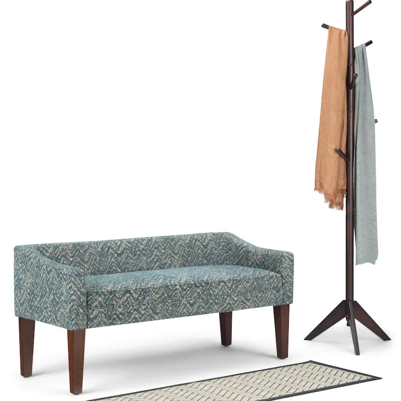 Zeitgemäße gepolsterte Sitzbank, 50 Zoll breit