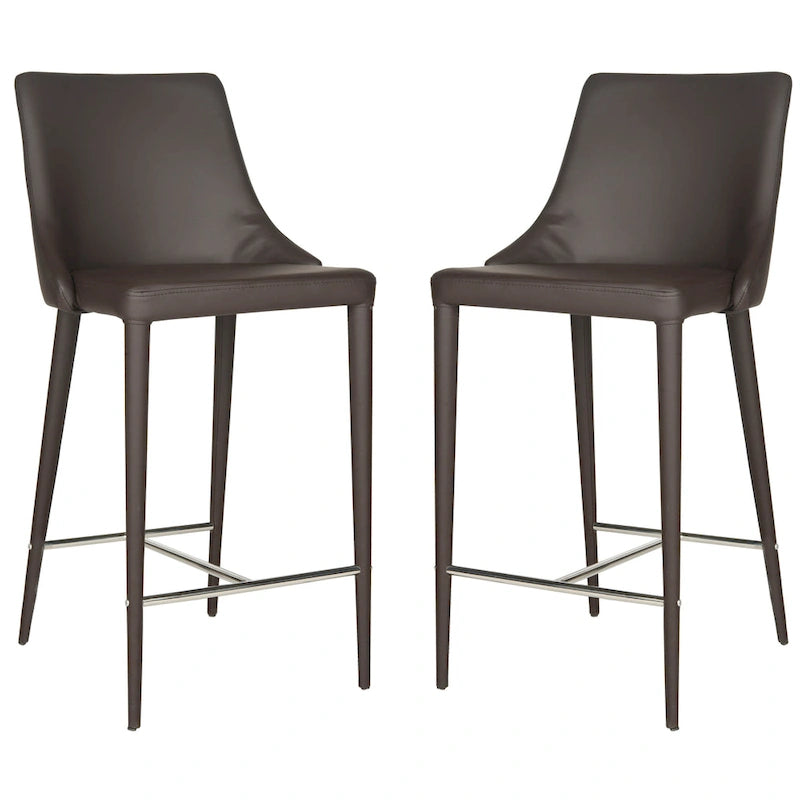 Weißer Barhocker, 26 Zoll (2er-Set)