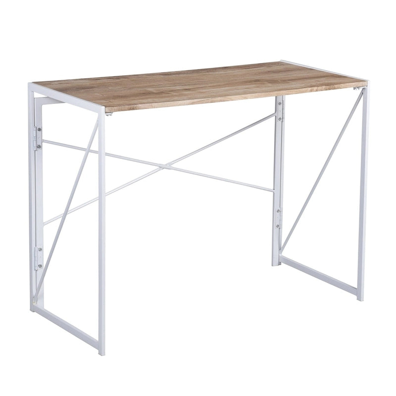39-Inch Simple Folding Study Writing Desk, No Assembly Required
