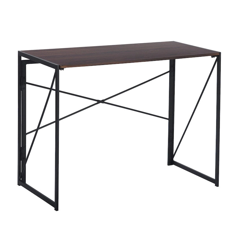 39-Inch Simple Folding Study Writing Desk, No Assembly Required