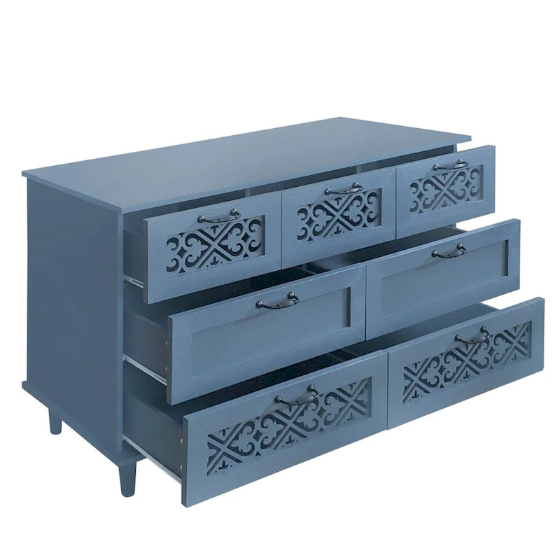Armário de arrumação para quarto com 7 gavetas