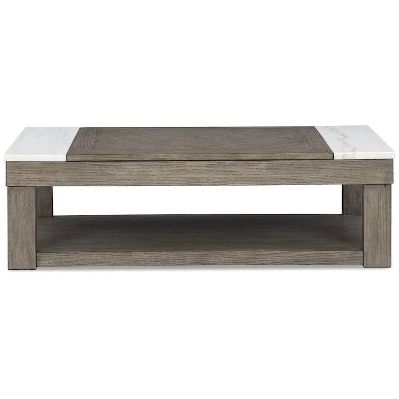 Bord Caife Liathdhonn/Bán le Barr Ardaithe - 56.13 W x 28.25 D x 18.13 H