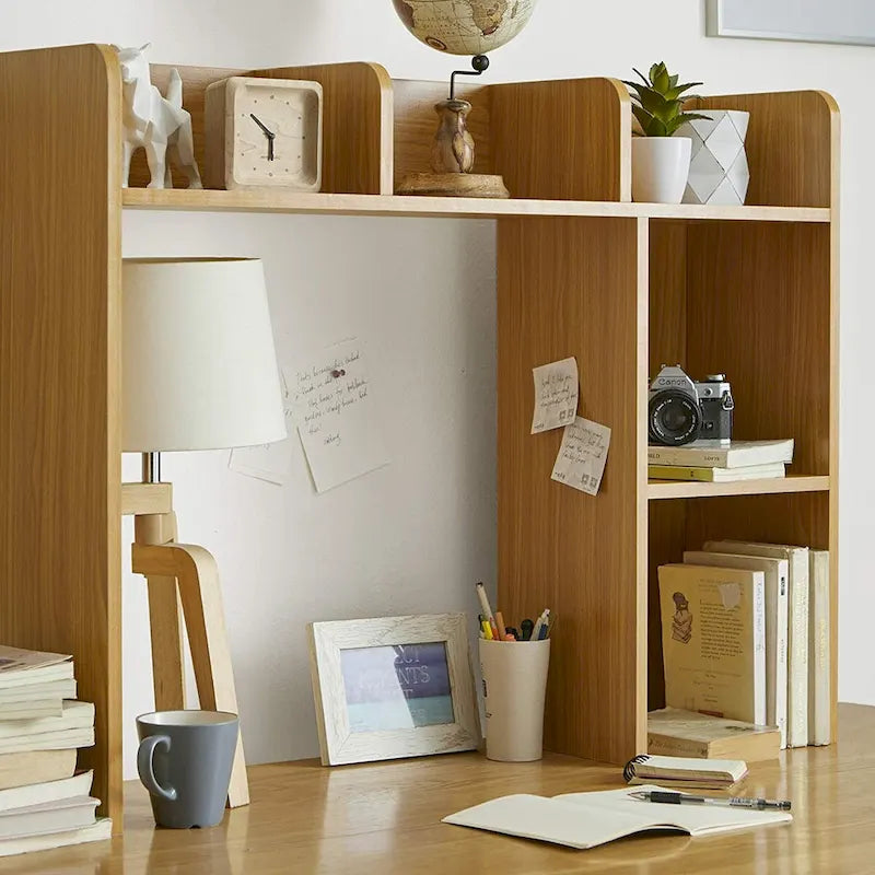 Desk Bookshelf - Beech (Natural Wood)