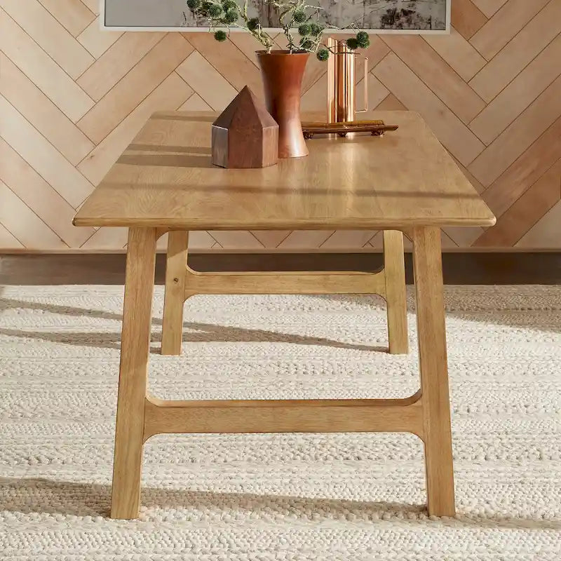 Wood Finish 71-Inch Dining Table