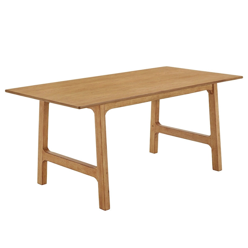Wood Finish 71-Inch Dining Table